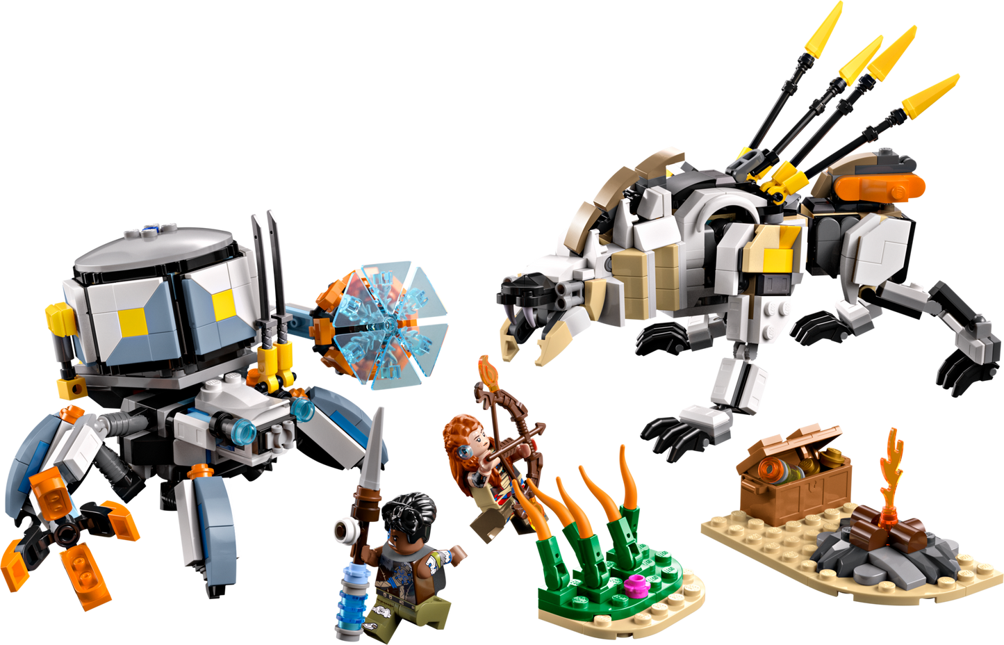 LEGO Horizon Adventures - Aloy & Varl vs. Shell-Walker & Sawtooth (77037)