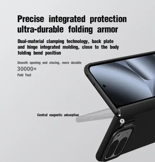 Nillkin Google Pixel 10 Pro Fold Super Frosted PRO Back Case - Black