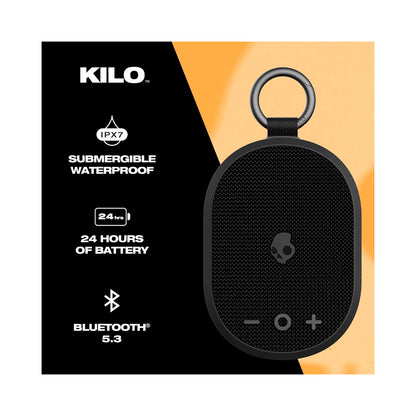 Skullcandy - Kilo - Wireless Bluetooth Speaker - Black/Orange