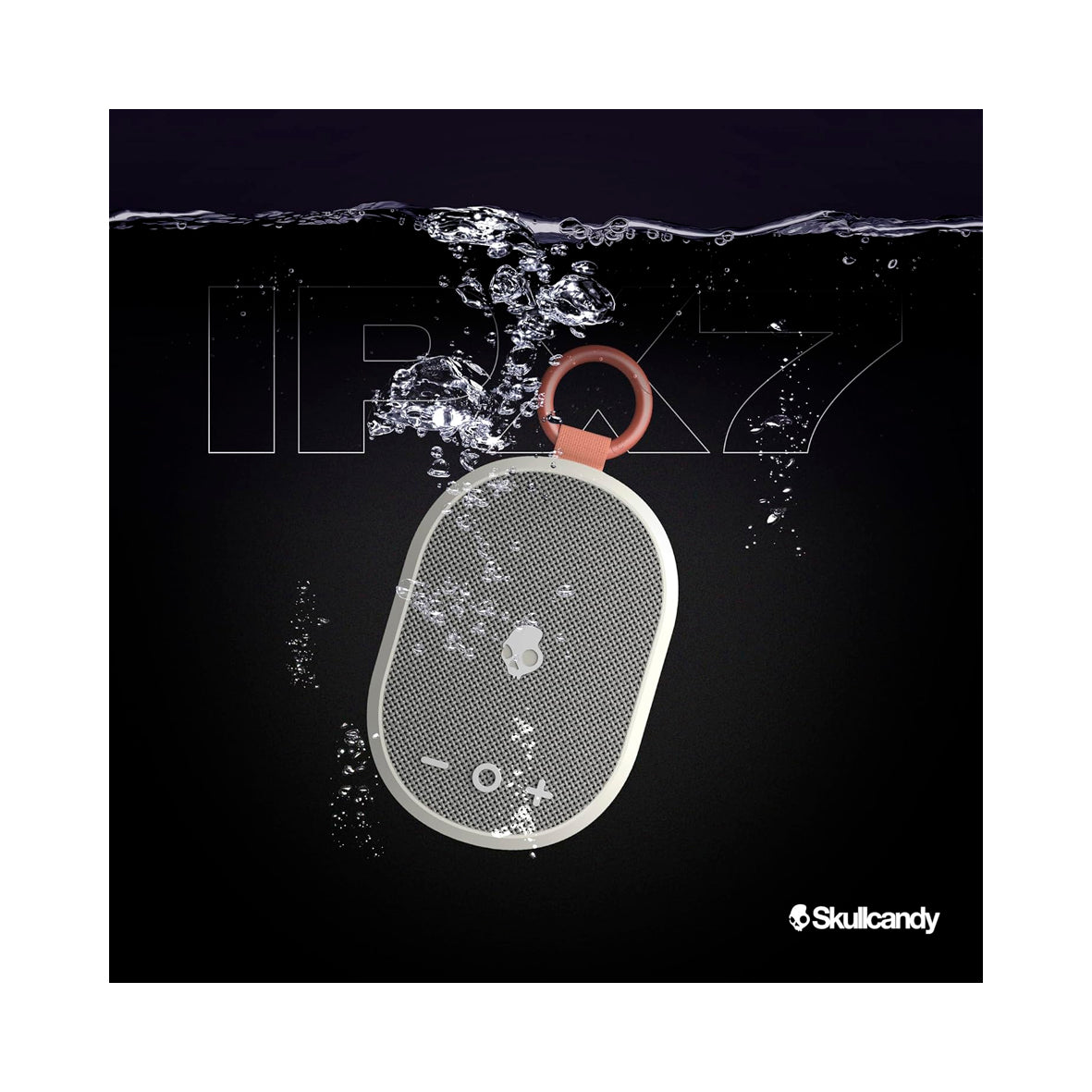 Skullcandy - Kilo - Wireless Bluetooth Speaker - Bone/Orange