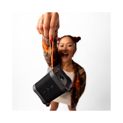 Skullcandy - Terrain Mini - Wireless Bluetooth Speaker - Black/Orange