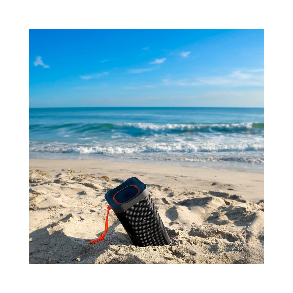 Skullcandy - Terrain XL - Wireless Bluetooth Speaker - Black/Orange