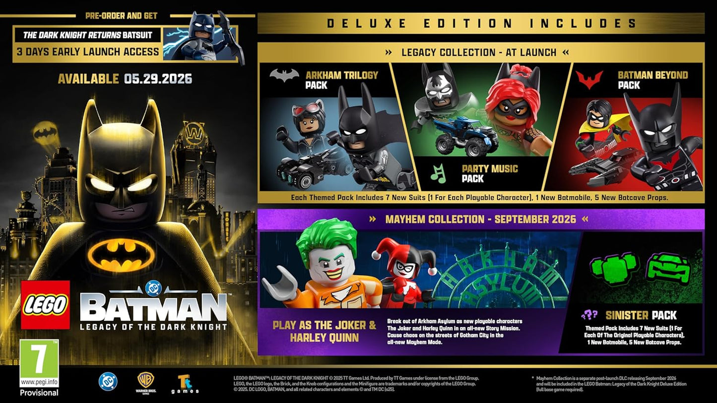 Lego - Batman Legacy Of The Dark Knight - Deluxe Edition - PS5