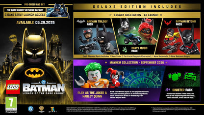 Lego - Batman Legacy Of The Dark Knight - Deluxe Edition - PS5