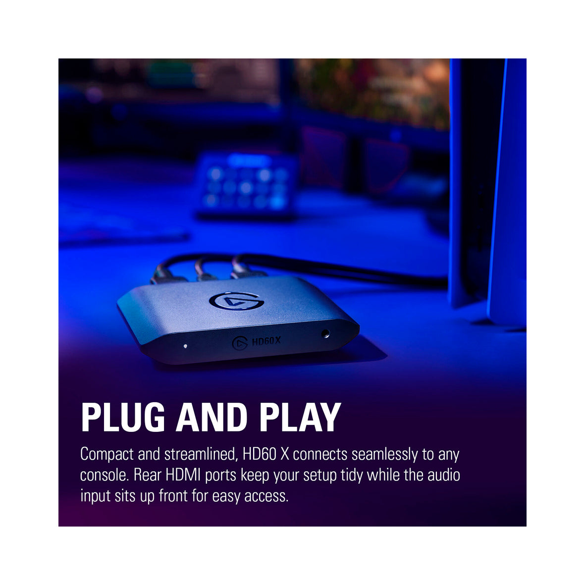 Elgato - HD60 X Stream and Record in 1080p60 HDR10 - Black