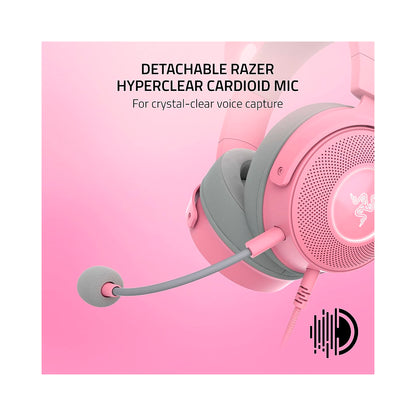 Razer - Kraken Kitty V2 Pro Quartz Pink Gaming Headset - Pink