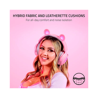 Razer - Kraken Kitty V2 Pro Quartz Pink Gaming Headset - Pink