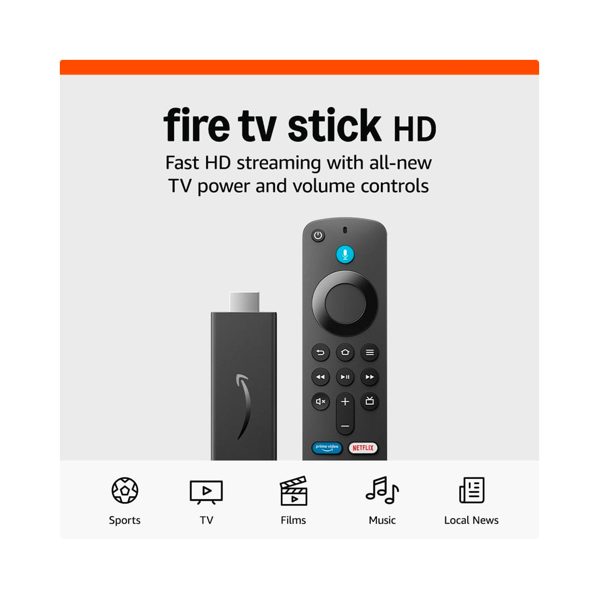 Amazon - Fire Stick TV HD 8Gb Wifi-5
