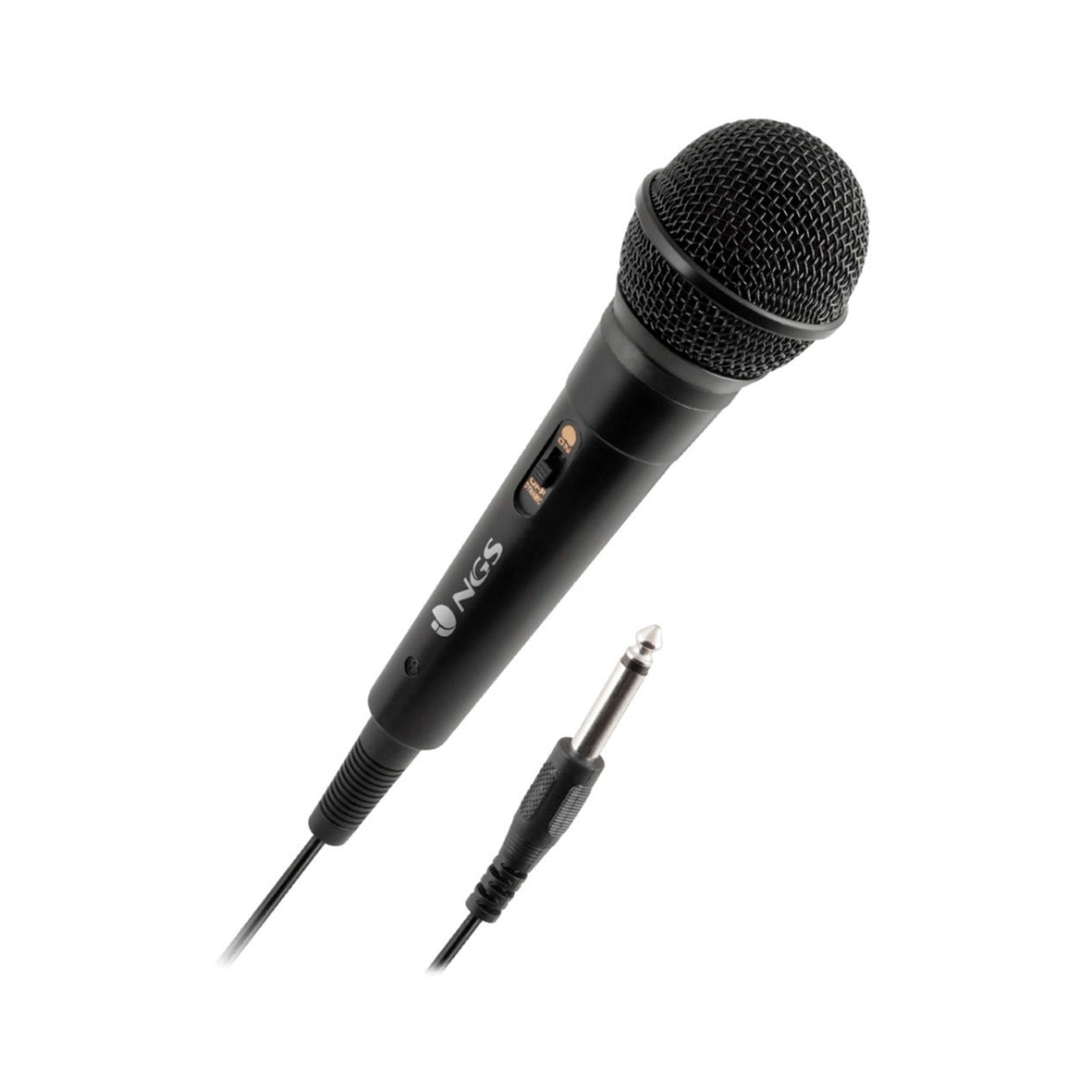 NGS - Singer Fire Wired Microphone for Karaoke - Black