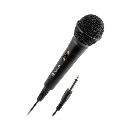 NGS - Singer Fire Wired Microphone for Karaoke - Black