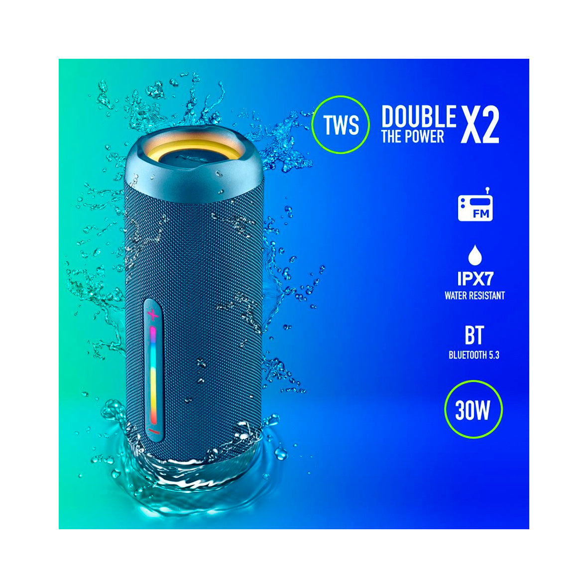 NGS - Roller Furia 2 -  Bluetooth Speaker