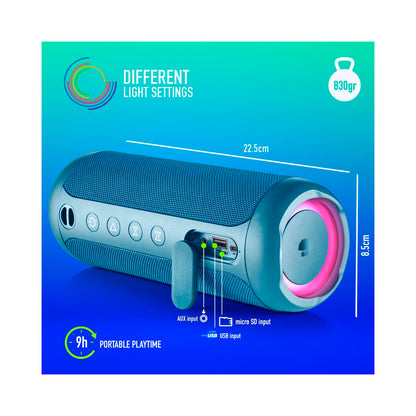 NGS - Roller Furia 3 -  Bluetooth Speaker - Blue