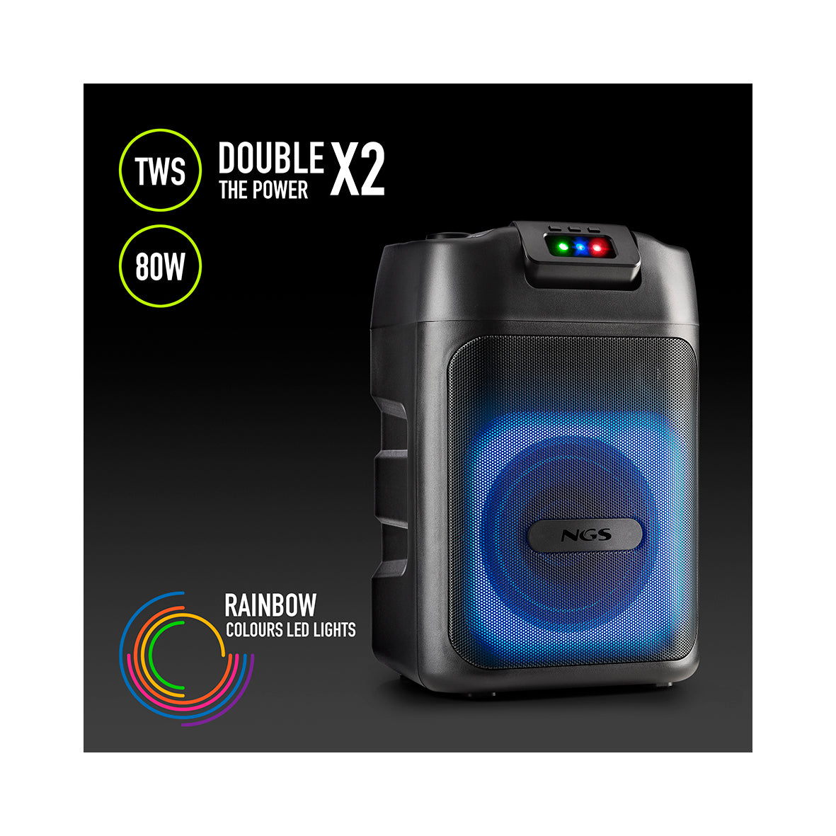 NGS - Wild Club 80 2 Light Speaker