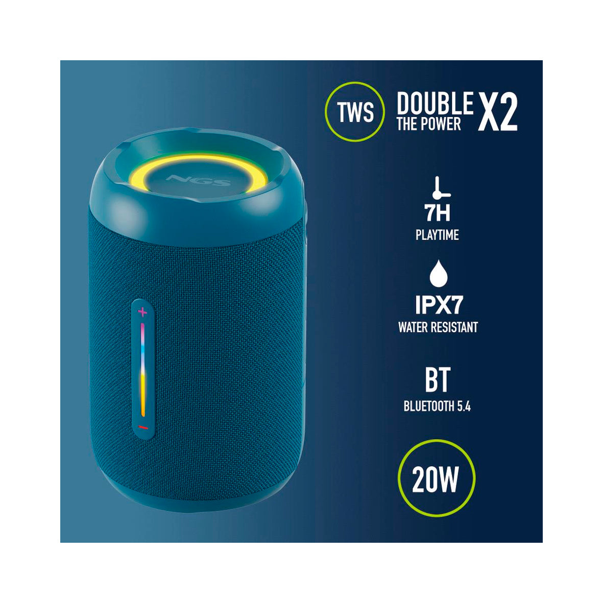 NGS - Roller Furia 2 Tiny -  Bluetooth Speaker