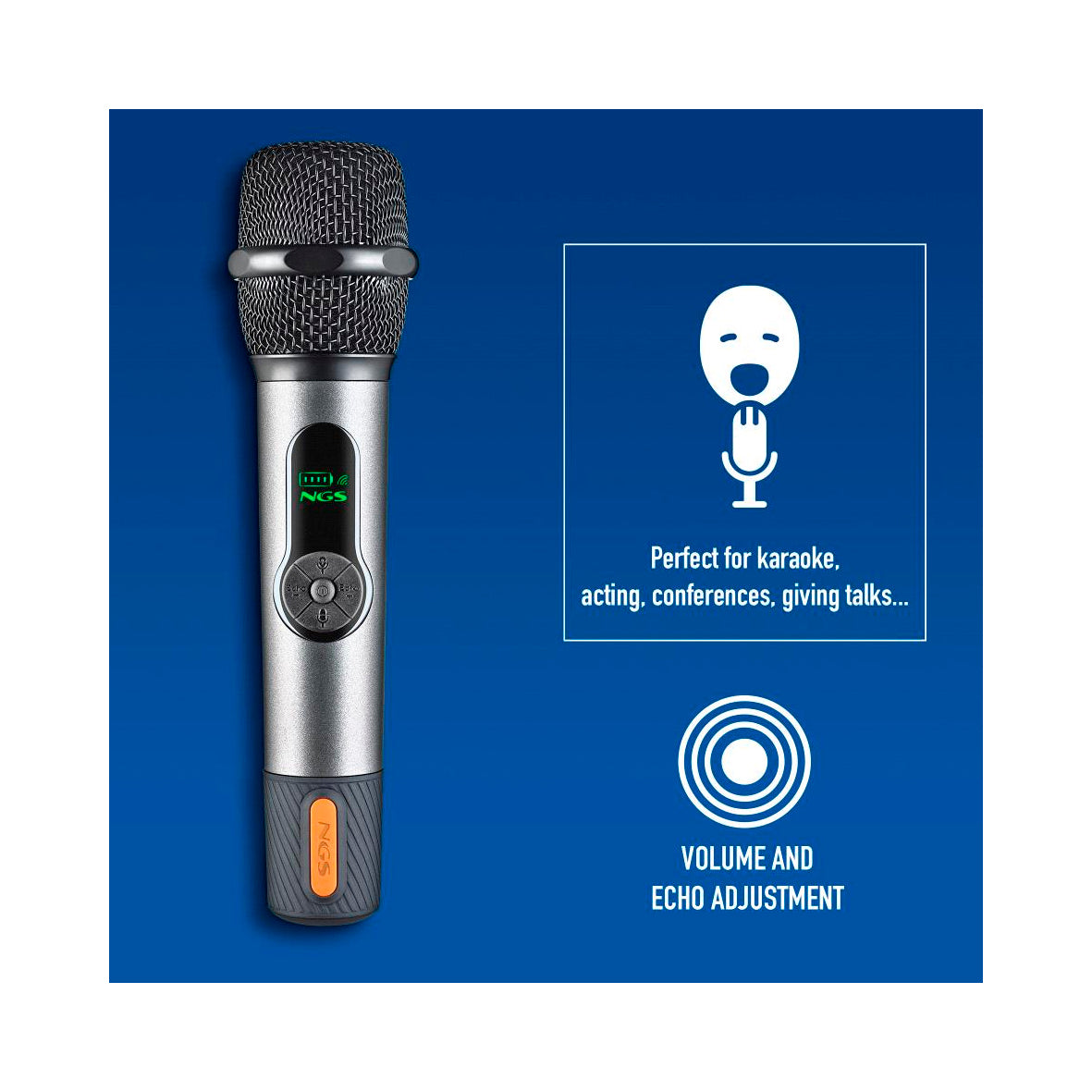NGS - Singer Star Wireless Microphone - black