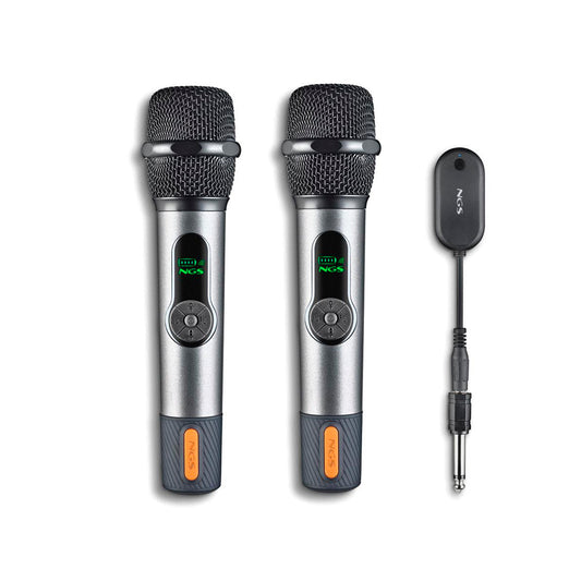 NGS - Singer Star Wireless Microphone Duo - black