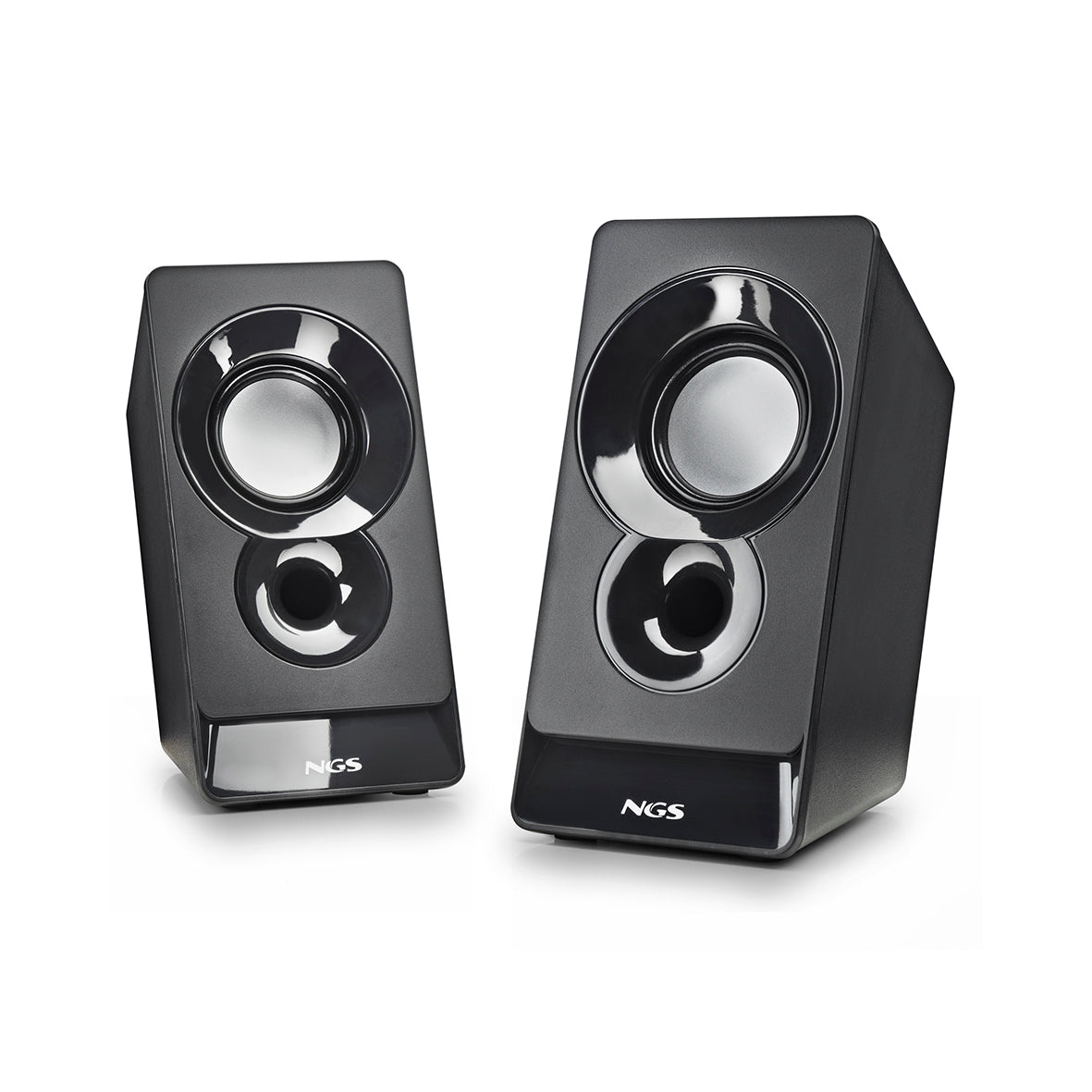 NGS - 12W Powered Multimedia Speakers - Black