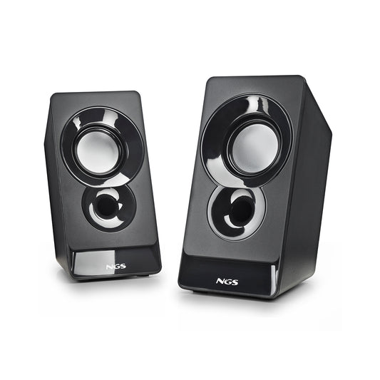 NGS - 12W Powered Multimedia Speakers - Black