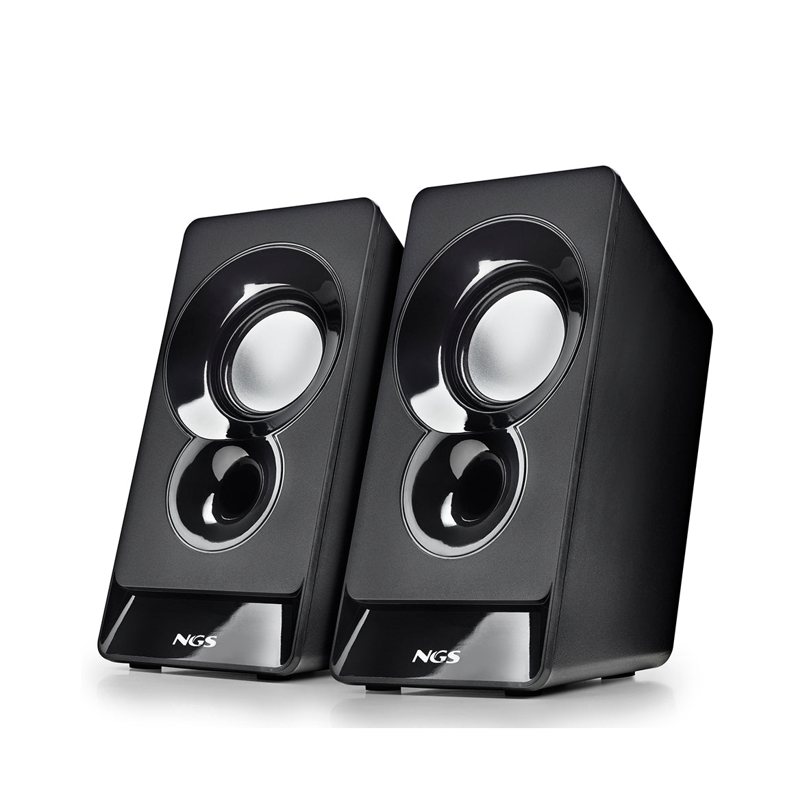 NGS - 12W Powered Multimedia Speakers - Black