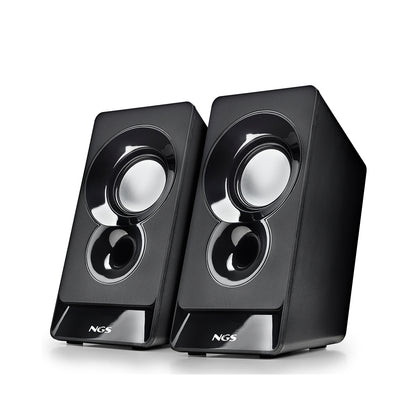 NGS - 12W Powered Multimedia Speakers - Black