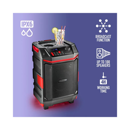 NGS Wild Bash - Bluetooth Party Speaker - Black