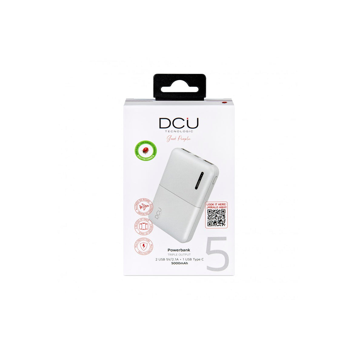 DCU - PowerBank 5000Mah - White