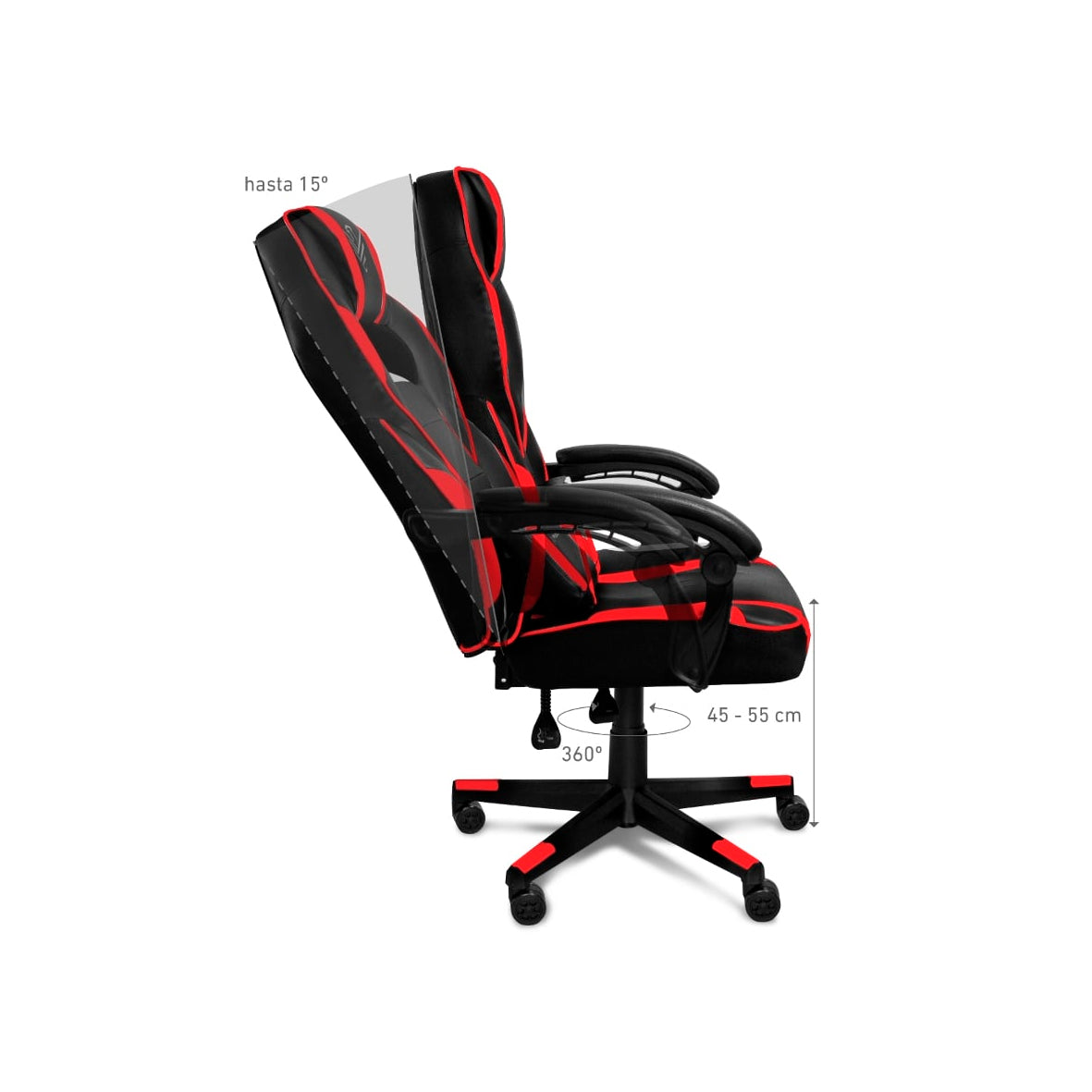 Gaming Chair - Phoenix - Trophy Red/Black