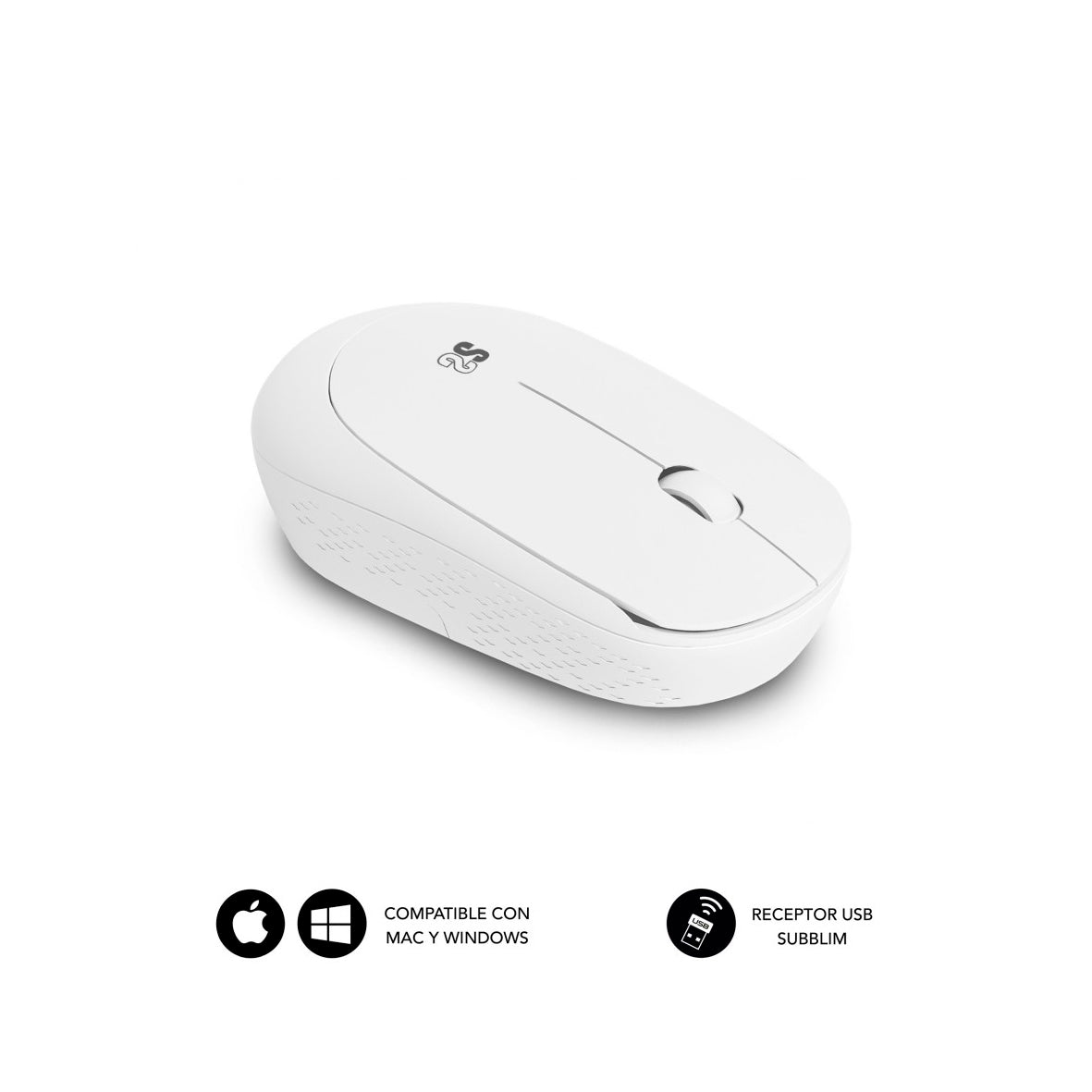 Subblim - Mouse Pad Harmony Pack XL + Wireless Mouse - Purple