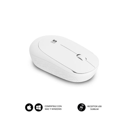 Subblim - Mouse Pad Harmony Pack XL + Wireless Mouse - Purple