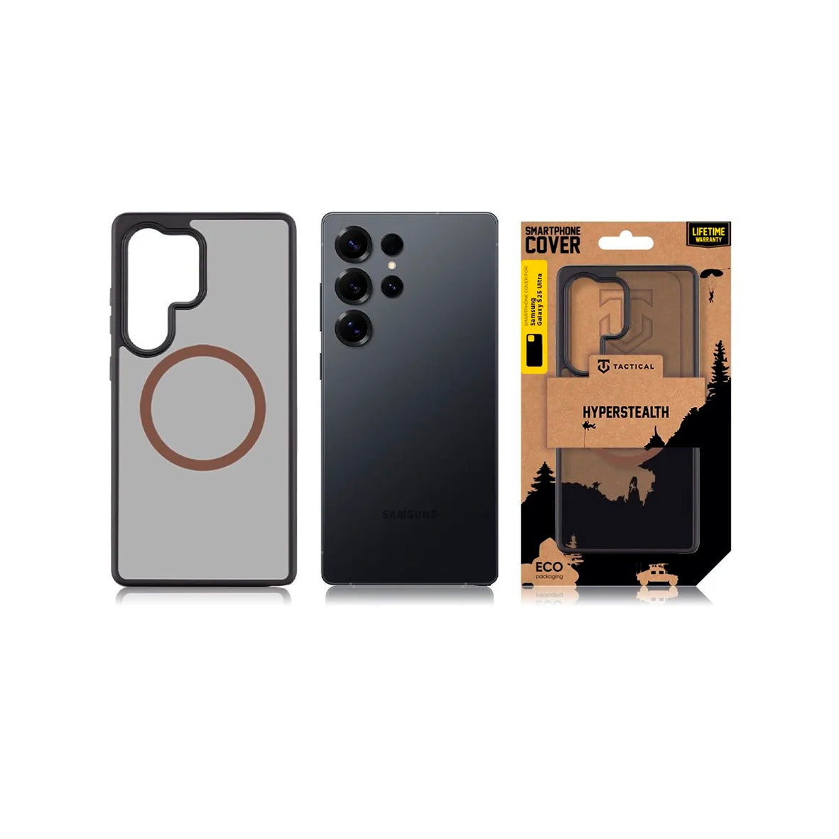 Tactical - Samsung S26 Ultra Magforce Hyperstealth 2.0 Cover - Black/Brown