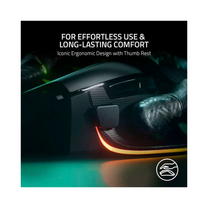 Razer - Basilisk V3 Wired Ergonomic Gaming Mouse - Black