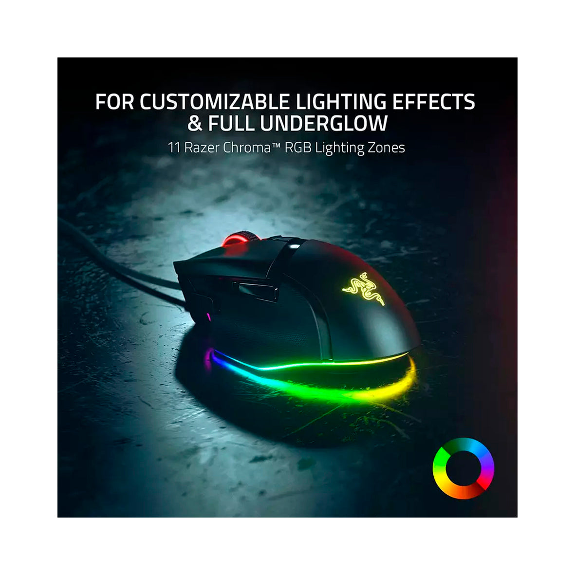 Razer - Basilisk V3 Wired Ergonomic Gaming Mouse - Black