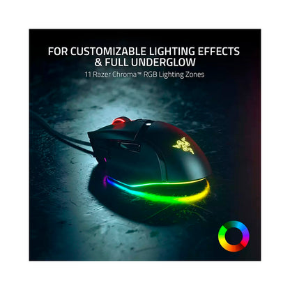 Razer - Basilisk V3 Wired Ergonomic Gaming Mouse - Black