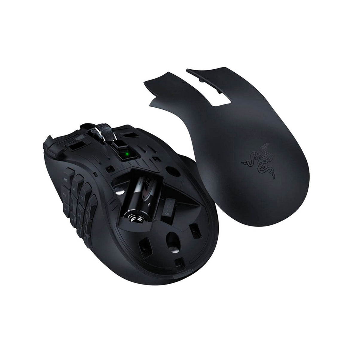 Razer - Naga V2 HyperSpeed Wireless Optical Gaming Mouse - Black