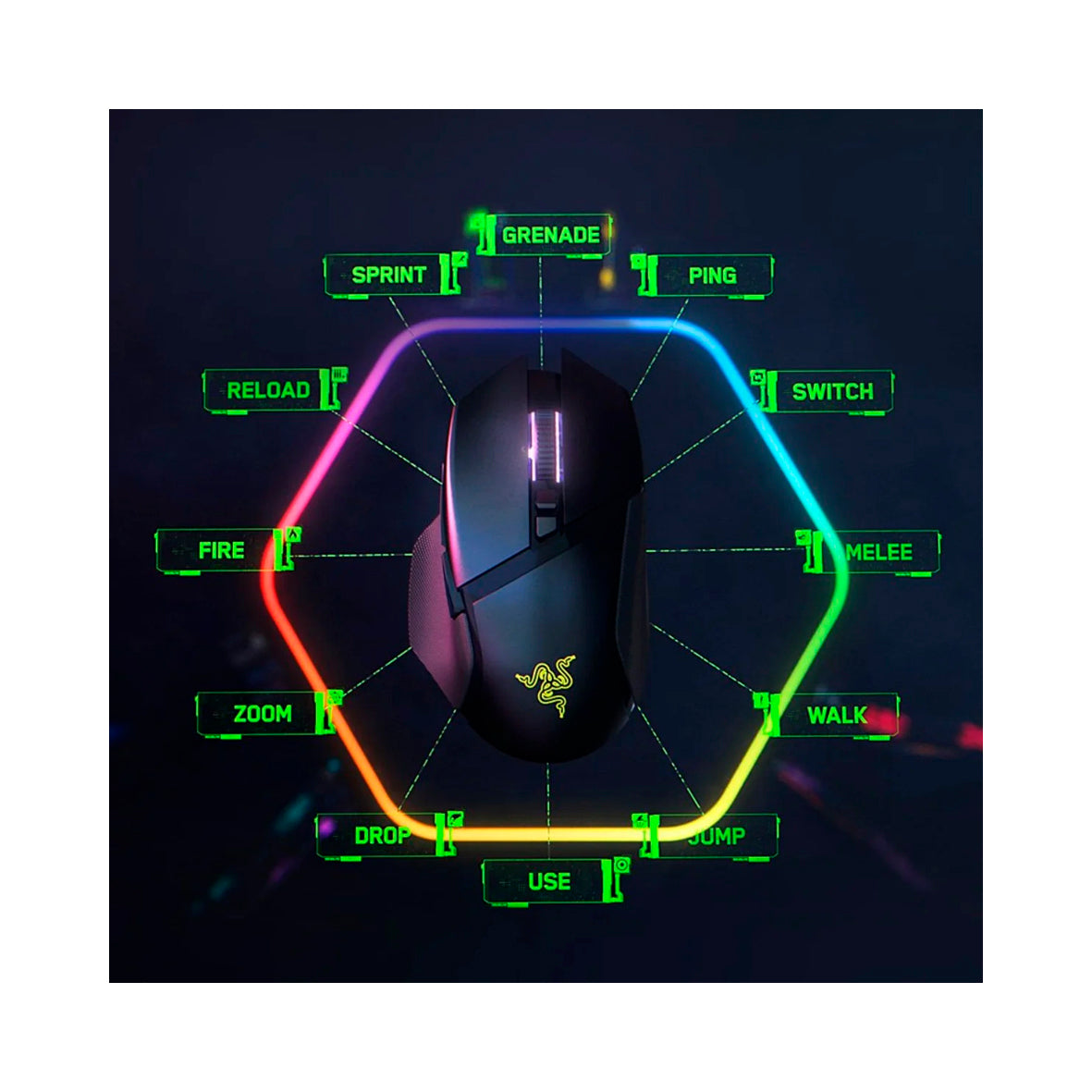 Razer - Basilisk V3 Pro Wireless Optical Gaming Mouse - Black