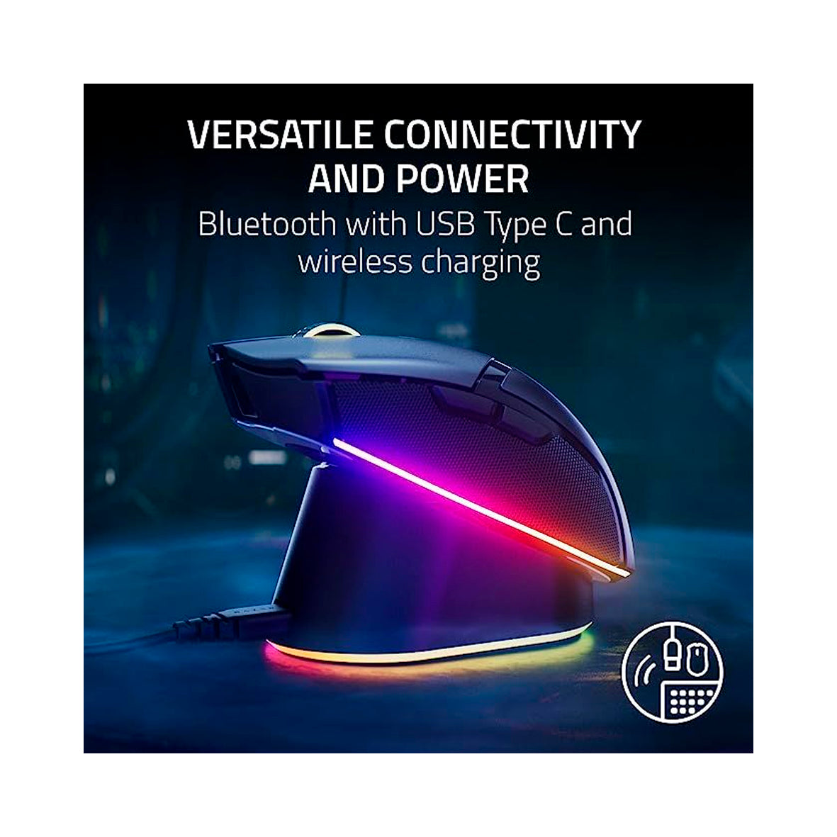 Razer - Cobra Pro RGB Wireless Optical Gaming Mouse - Black