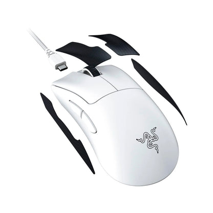 Razer - DeathAdder V3 Pro Wireless Optical Gaming Mouse - White