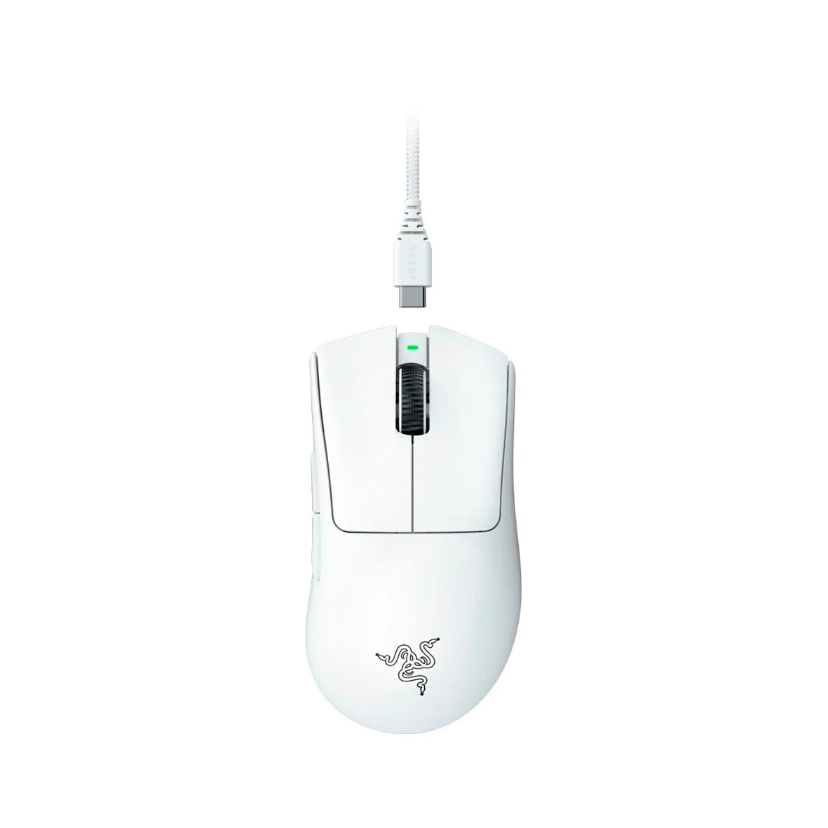 Razer - DeathAdder V3 Pro Wireless Optical Gaming Mouse - White