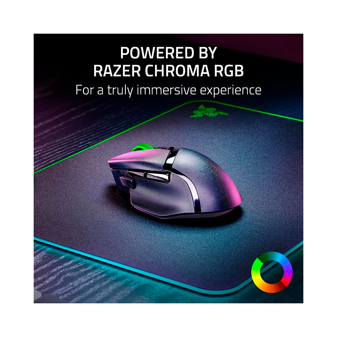 Razer - Basilisk V3 X HyperSpeed Ergonomic Wireless Gaming Mouse - Black