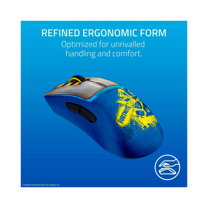 Razer - DeathAdder V3 Pro Fortnite Edition Wireless - Blue