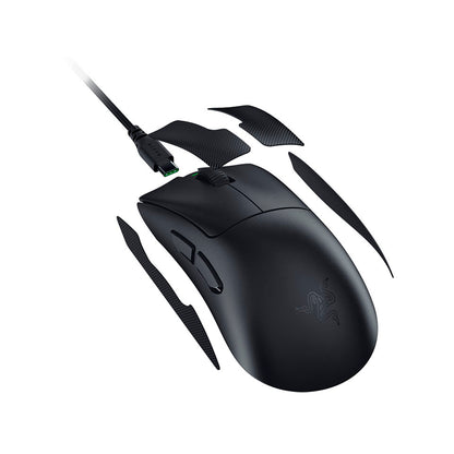 Razer - DeathAdder V4 Pro - Ultra-lightweight Wireless Ergonomic - Black
