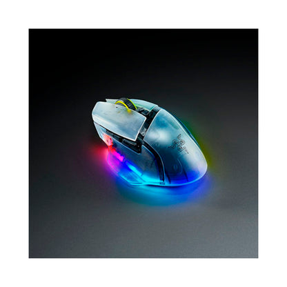 Razer - Basilisk V3 Pro 35K Gaming Mouse Wireless/Phantom - Clear