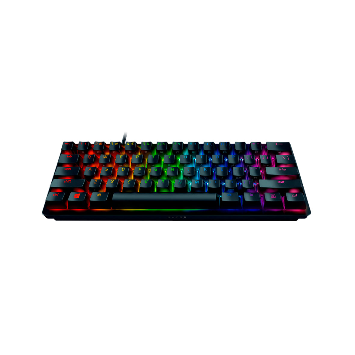 Razer - Huntsman Mini RGB Optical Red Gaming Keyboard - Black