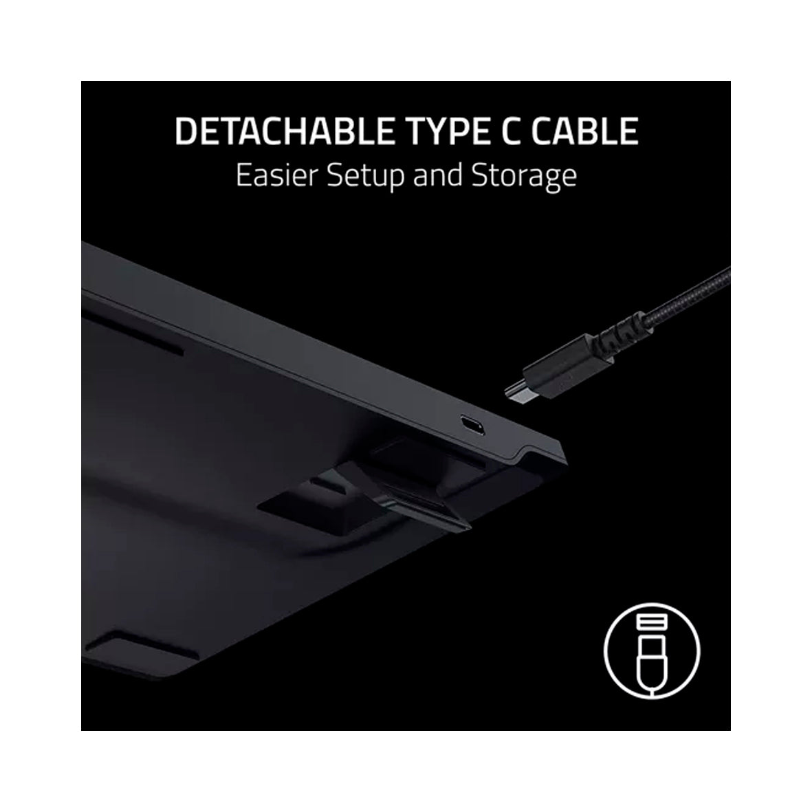 Razer - DeathStalker V2 Gaming Keyboard - Black