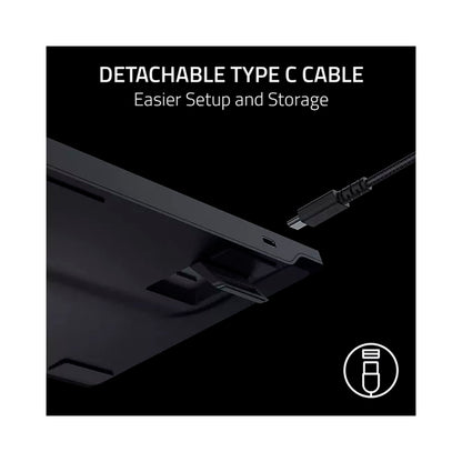 Razer - DeathStalker V2 Gaming Keyboard - Black