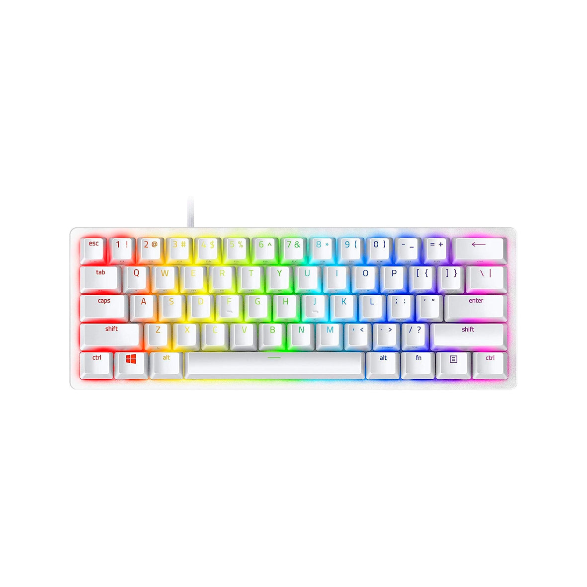 Razer - Huntsman Mini RGB Optical Red Gaming Keyboard - Mercury