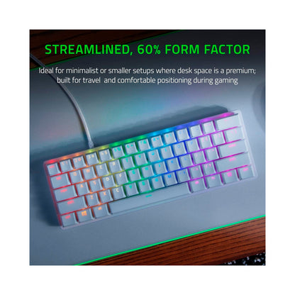 Razer - Huntsman Mini RGB Optical Red Gaming Keyboard - Mercury