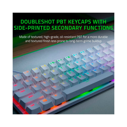 Razer - Huntsman Mini RGB Optical Red Gaming Keyboard - Mercury