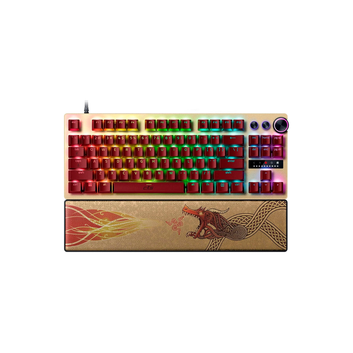 Razer - Huntsman V3 Pro Tenkeyless Counter-Strike 2 Edition Gaming Keyboard - Multi