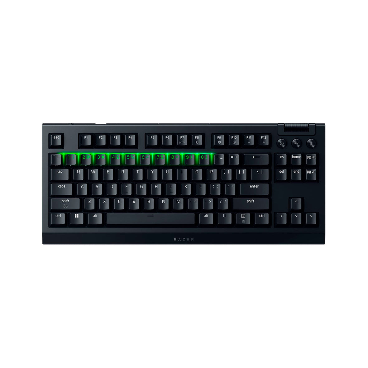 Razer - BlackWidow V4 Tenkeyless HyperSpeed - Black